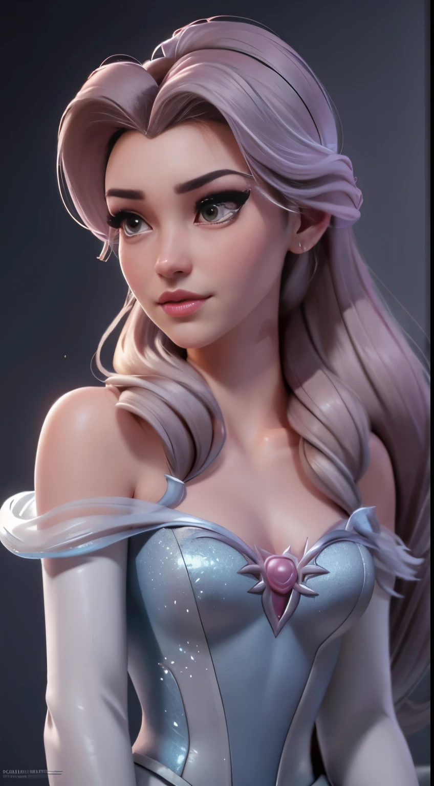 (elsa frozen-rose quartz SU mezclando modelos .) Highly detailed CG unity 8k wallpaper, style shot, complex, high detail, dramatic, highest quality movie still image, very detailed, masterpiece, best quality, character design, Elsa, Elsa from Frozen,Diamante Rosado fusión (( Dark style)), realistic ultra-detailed rendering style, natural light, sharp character design, (hard focus, 8k), (((natural skin texture))), 8k textures, soft cinematic lighting, adobe lightroom, dark room, hdr, Sophisticated, Elegant, Rich Detail, Sharp Focuilm Look) )), Soothing Tones, Detail Frenzy, Intricate Detail, Super Detail, Low Contrast, Soft Film Lighting, Dull Colors, Exposure Blending, HDR, Fade, 35mm, f/1.4, ISO, f16, 25 sec.