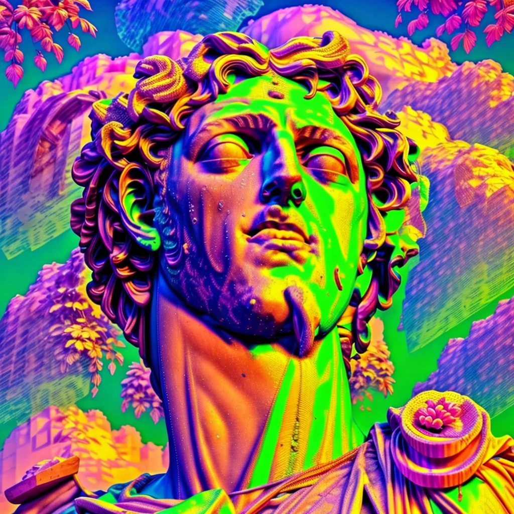 vaporwave aesthetics - mit SeaArt AI erstellt