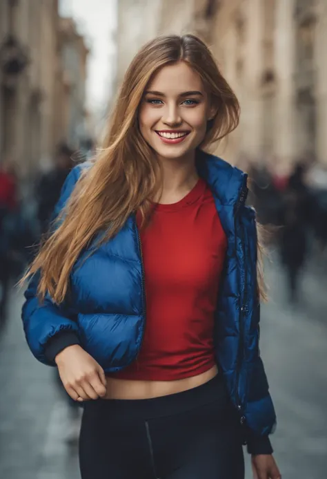 Ultrarealistic high quality photo of a beautiful young tall busty european  teen - SeaArt AI