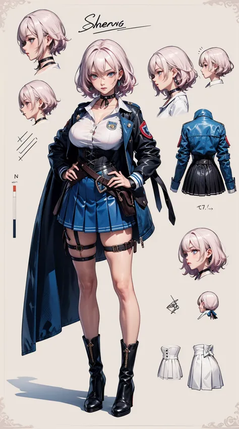 girl, solo, full body, from head to toe, standing, (Huge_Breasts:1.3),

Character Design Sheet, character reference sheet, Bluep...