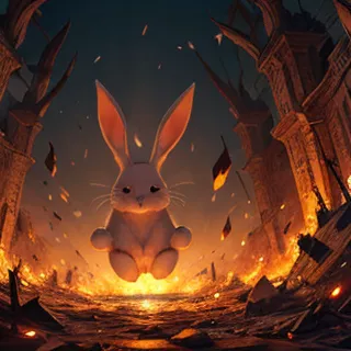 rabbit falling into hell