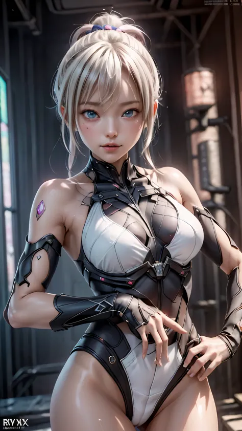 ((highest quality)), ((masterpiece)), (be familiar with:1.4), 。.。.。.3D, beautiful cyberpunk woman image,nffsw(high dynamic range...