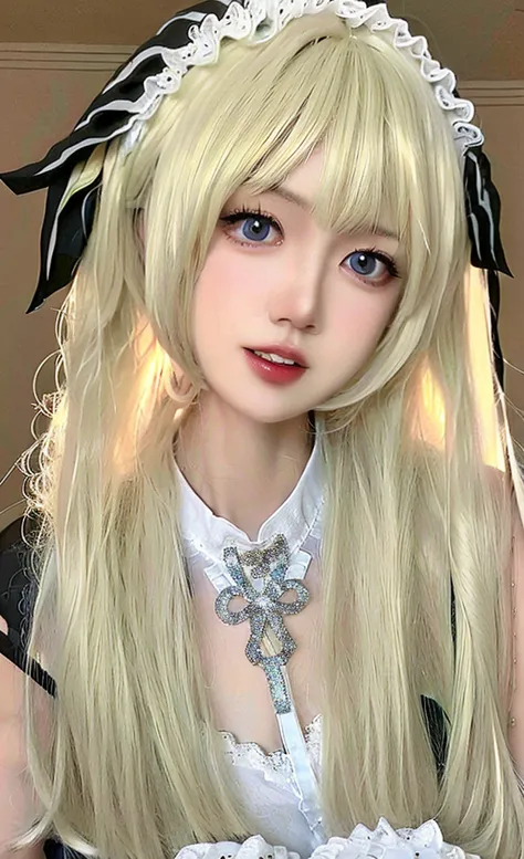 Super high quality, super high definition, super detailed, masterpiece, 25 years old, female, cute, nice body, gothic lolita clo...
