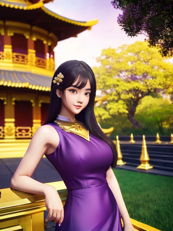 craft  top notch,  girl  solo  ((adult female)),  long hair  hair,  Actress, upper black body, lower body purple dress (gold dress) (gold dress) fantasy,  happy  watching the viewer;  cartoon  anime  (Oil painting) Burmese girl, 18 years old, Bagan Pagoda view background, clear Hd 8k

 ￼

 ￼