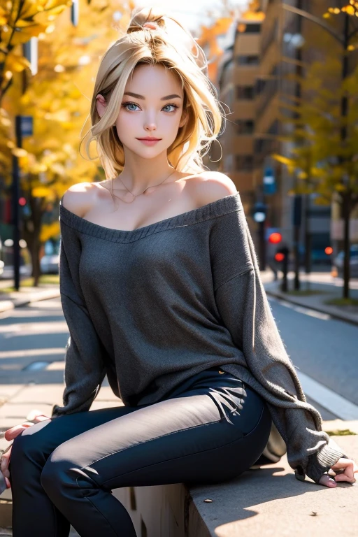 ​masterpiece, best quality, a 2 girl, shiny skin, ((hyper realism)) ,. Blonde hair with light brown roots. blond hair, Hair with brown roots, extra long hair, very long hair, really long hair, Nice,  medium breasts, looking down at viewer, alone, autumn, Outside,  windy, black sweater dress, ribbed, Stricken, Turtleneck Dress, black tights, walking, Stadt, shopping, dynamic angle, close up shot, ultradetailed, 8 THOUSAND, RTX, Ambient occlusion, rimlighting, Busy,