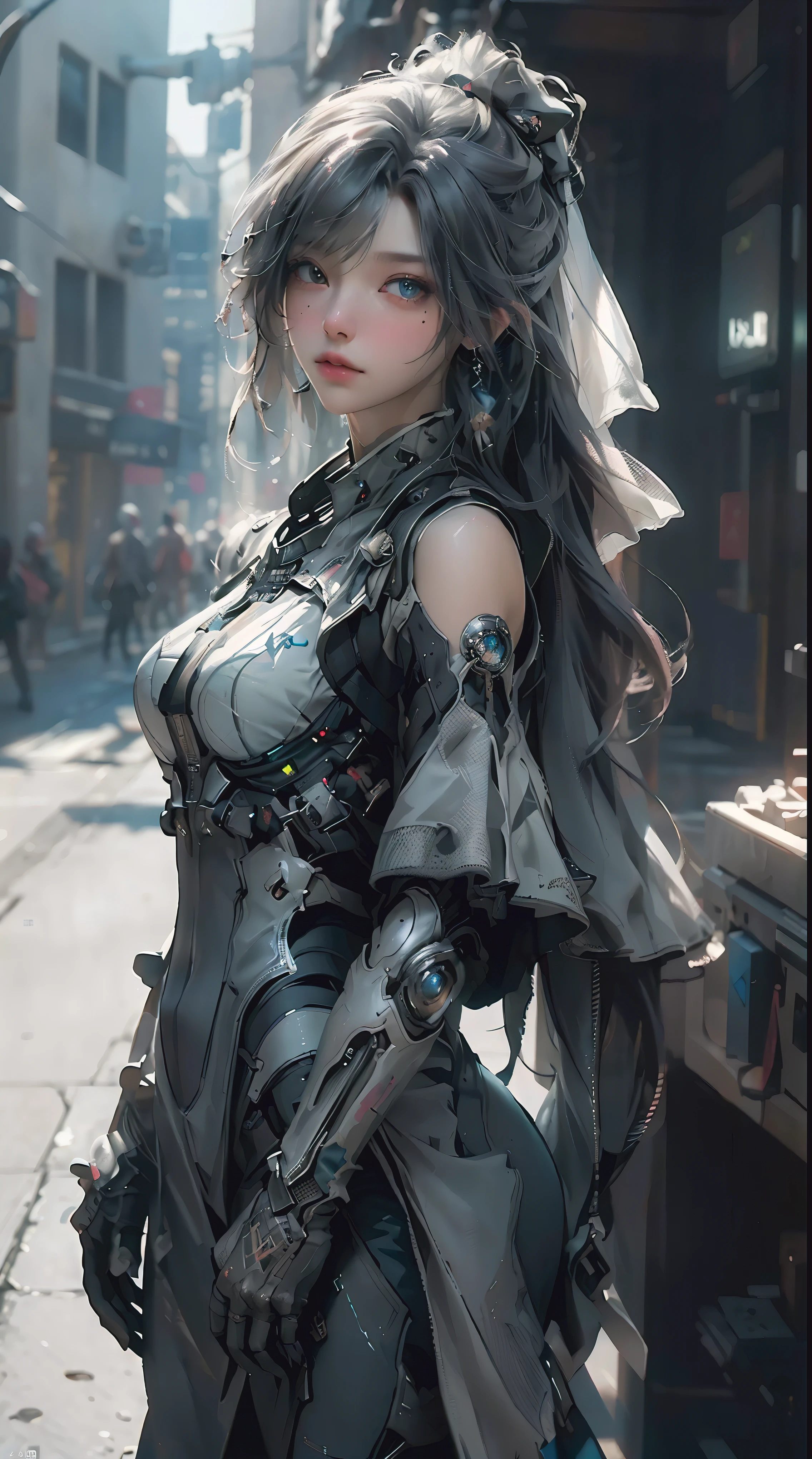 ((best quality)), ((masterpiece)), (detailed:1.4), 3D, Image of a beautiful cyberpunk woman,human development report (high dynamic range),Ray tracing,NVIDIA RTX,super resolution,Unreal 5,subsurface scattering,PBR texture,post processing,Anisotropic filtering,depth of field,Maximum clarity and sharpness,multi-layer texture,Albedo and specular maps,surface coloring,Accurate simulation of light-material interaction,Perfect proportion,octane rendering,Two-tone lighting,Large aperture,Low ISO,white balance,rule of thirds,8K original,