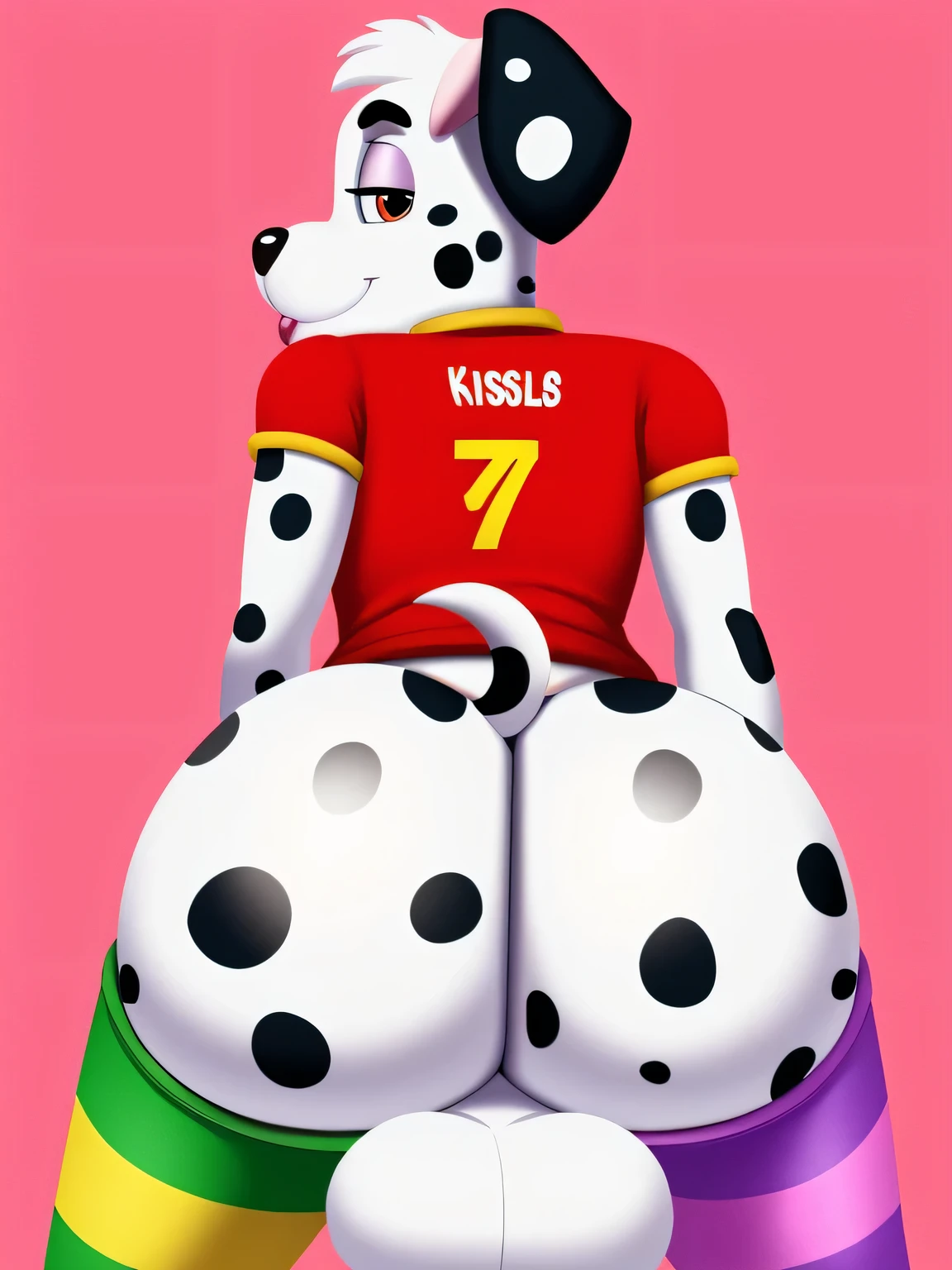 marshall from the paw patrol(furry body) ( dalmatian) (gay) (big dick) (  kind) ( big ass) (kisses) - SeaArt AI