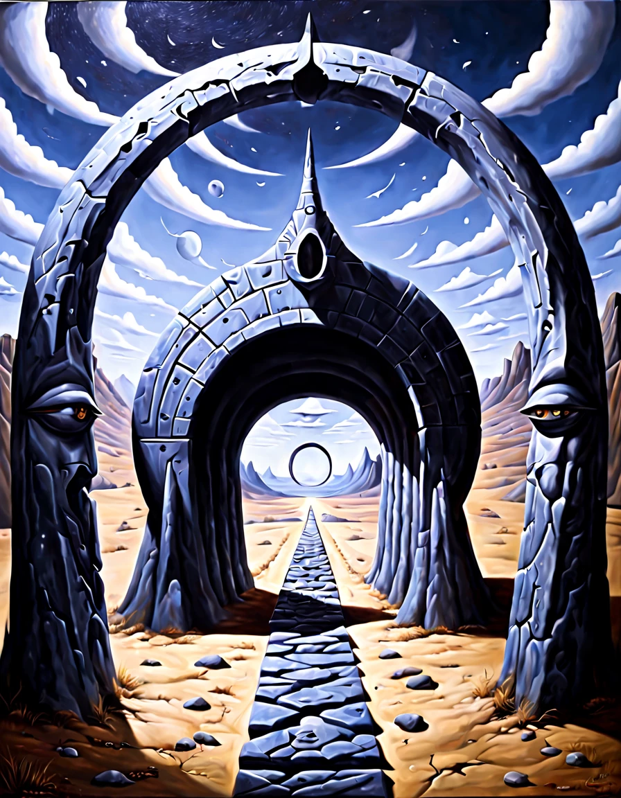 Cubist artwork in the style of rafal olbinski,rafal olbinski style, (art by Josef Capek:0.8) and (Alan Kenny:1.0) , painting, Fascinating ([Stargate|Barn]:1.3) , detailed with Western patterns, masterpiece, fauna and Beehive background, Realistic, Regret, Cybergoth Art, moody lighting, L USM, rafal olbinski, rafal olbinski art . Geometric shapes, abstract, innovative, revolutionary