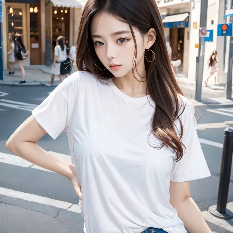 White t-shirt