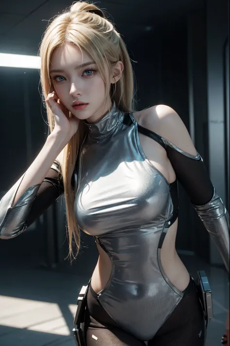 ((Best quality)), ((masterpiece)), (detailed:1.4), 3D, an image of a beautiful cyberpunk female, charming Russian model Nata Lee...