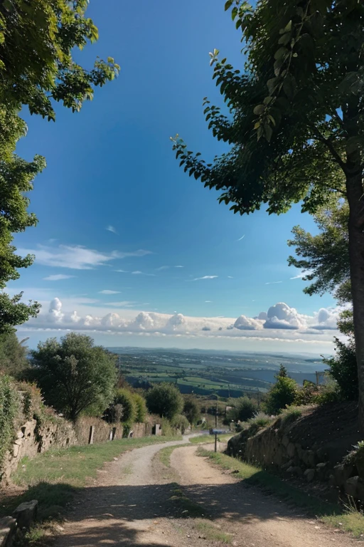 Une vue majestueuse d'une chaîne de montagnes enneigées se dressant fièrement contre le ciel azur. Des sommets escarpés et imposants se perdent dans les nuages, tandis que des sapins vert émeraude parsèment les pentes abruptes. Le soleil du matin projette des reflets dorés sur les crêtes enneigées, créant un spectacle époustouflant de lumière et d'ombre. Au loin, un ruisseau cristallin serpente entre les vallées verdoyantes, ajoutant une touche de fraîcheur à ce paysage montagneux majestueux.