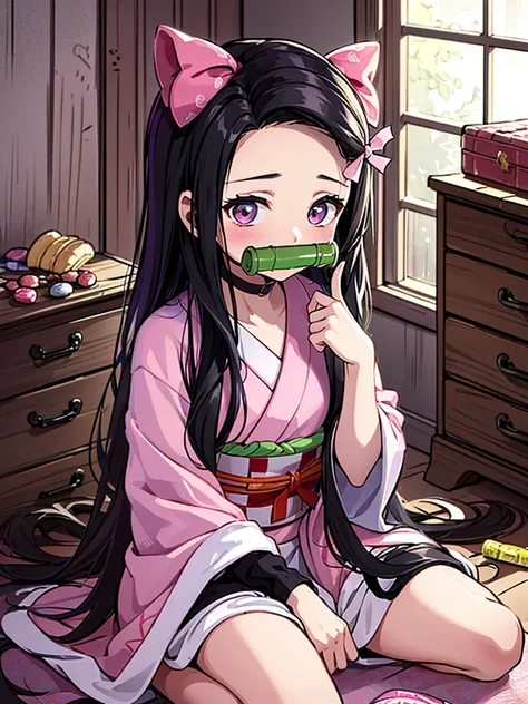 nezuko kamado vore belly - SeaArt Al - Free Al Art Generator