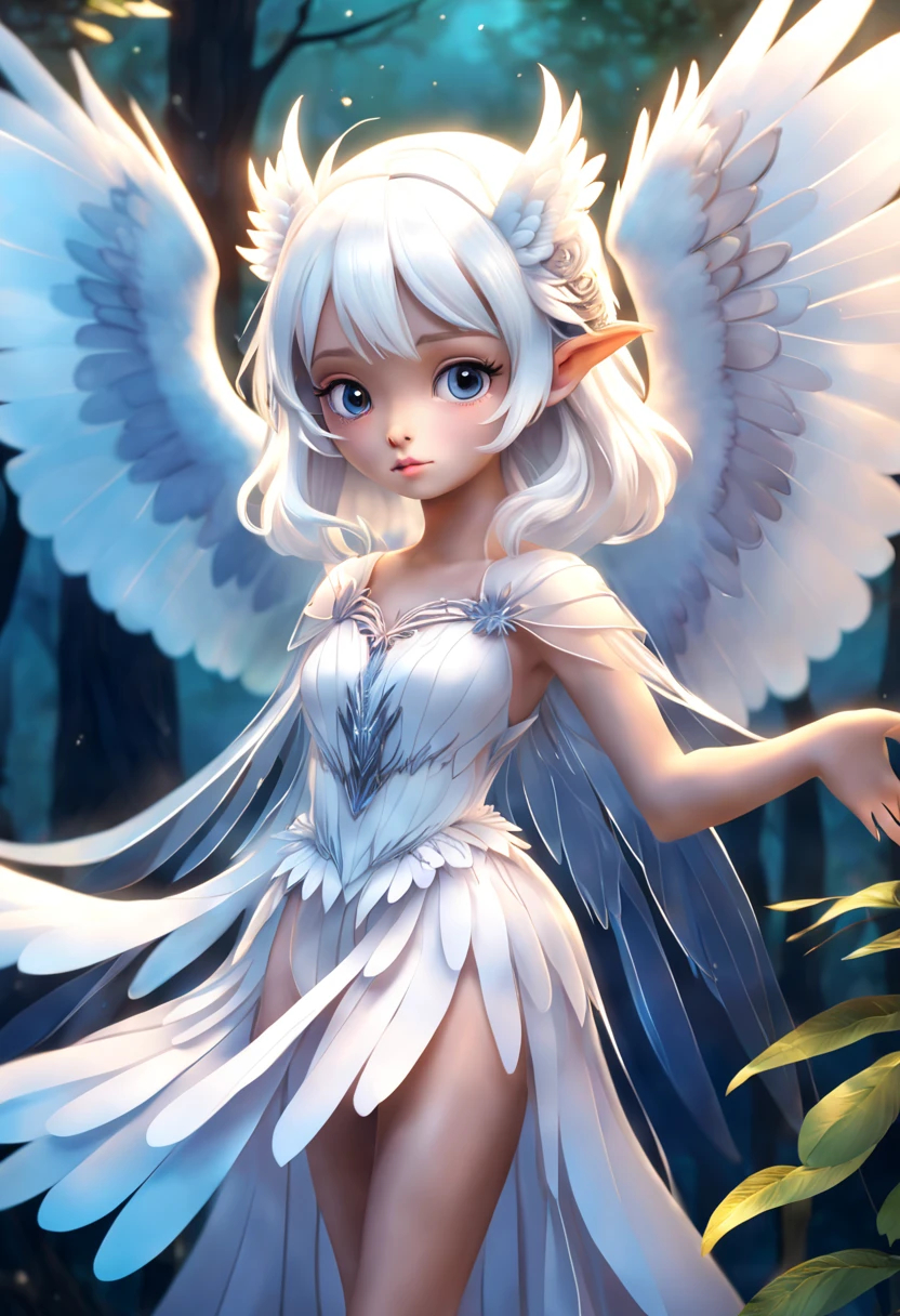  Cute beautiful fairy(White and transparent)The big wings and the owl have magical abilities. Magical surprises. Fantasy magic. Enter a world full of wonders and dreams. Illusion.，stylized animation，Lovely and detailed digital art， 8 K，stylized rendering，Adventure surreal rendering，anime style ，Stylized rendering lighting effects highly detailed digital art，fantasy art behavior，Surreal anatomically correct

          

   

   


    
