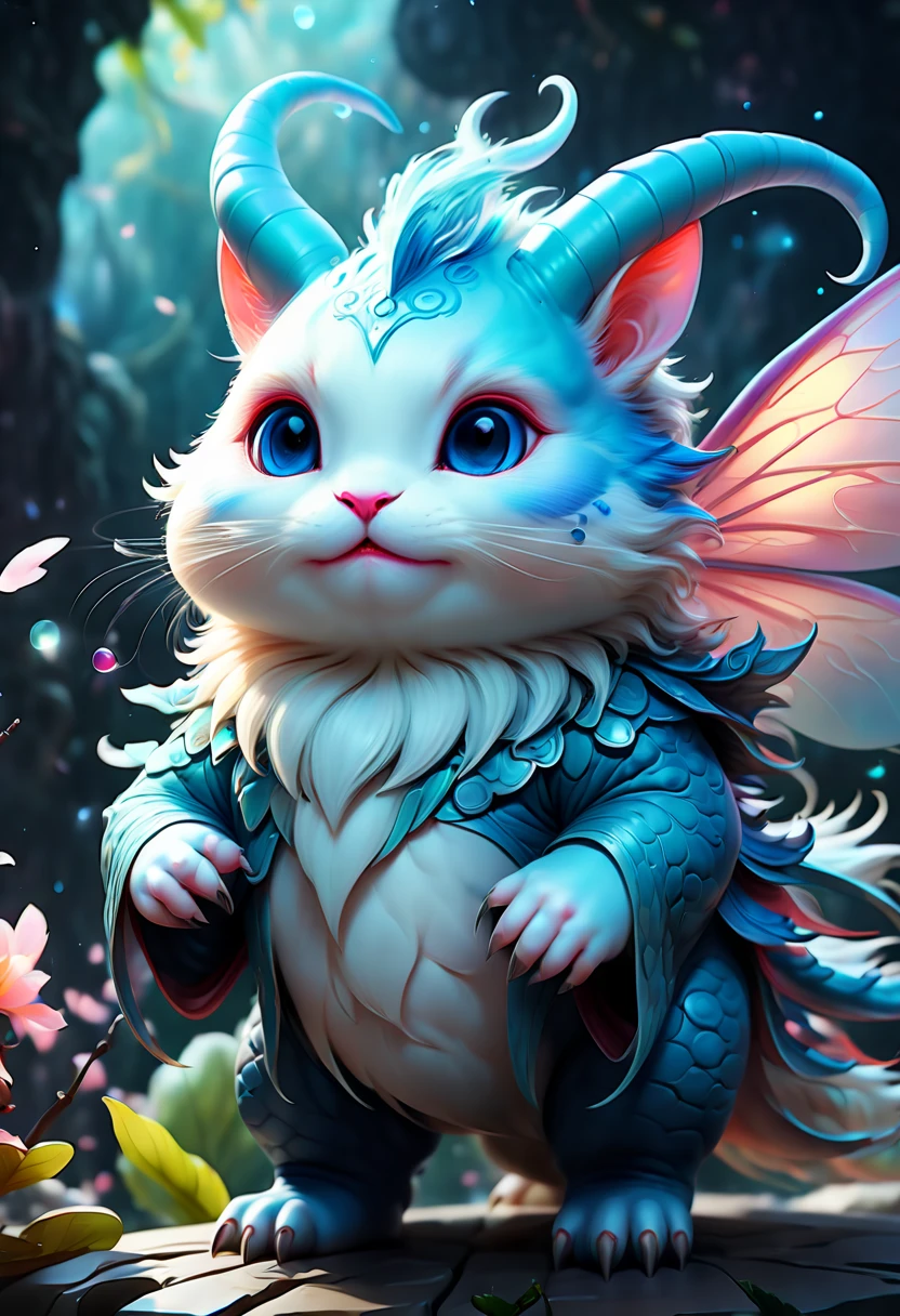 Magical Fantasy Creature, cute by Greg Staples, (best quality, masterpiece, Representative work, official art, Professional, Ultra high detail, 8k:1.3)