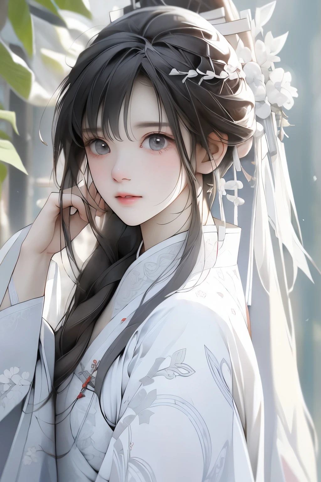 hanfu blanc