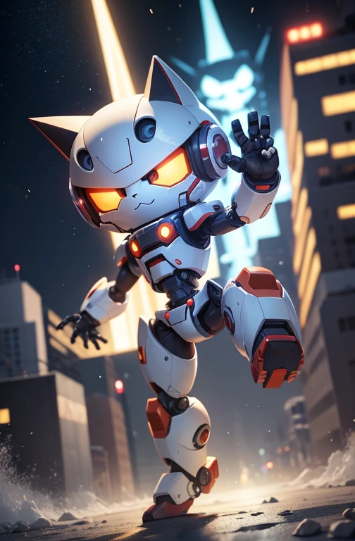 (masterpiece, best quality), intricate details, photo, realistic, unreal engine, humanoid mecha, mecha, robot joints, joints, helmet, armor, medabot style