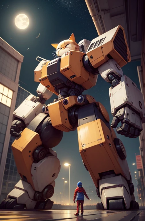 (masterpiece, best quality), intricate details, photo, realistic, unreal engine, humanoid mecha, mecha, robot joints, joints, helmet, armor, medabot style