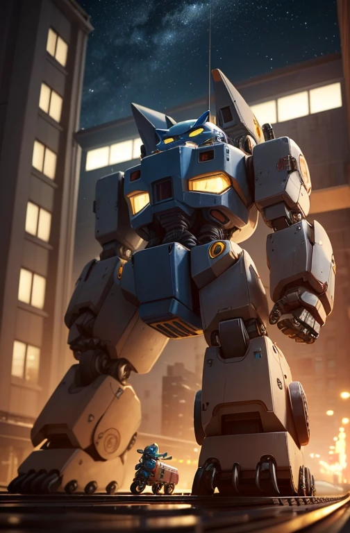 (masterpiece, best quality), intricate details, photo, realistic, unreal engine, humanoid mecha, mecha, robot joints, joints, helmet, armor, medabot style