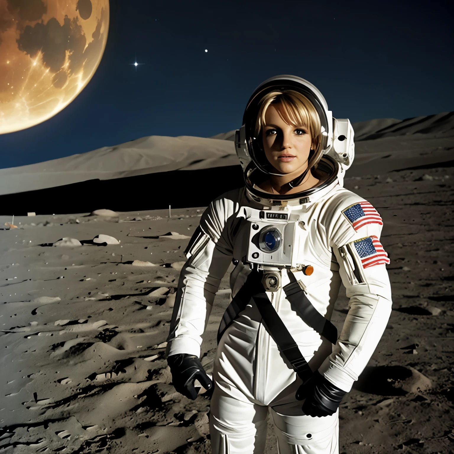 Britney Spears astronaut costume, Britney Spears from the moon,