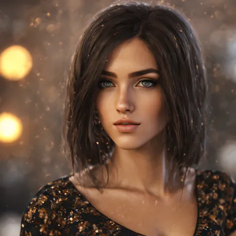 3d, 1 beautiful girl portrait, solo, ultrahigh detail, uhd, 8k wallpaper, octane render, focus