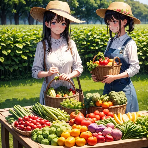 farmer country clothes、naturey、veggies、farmer's daughter