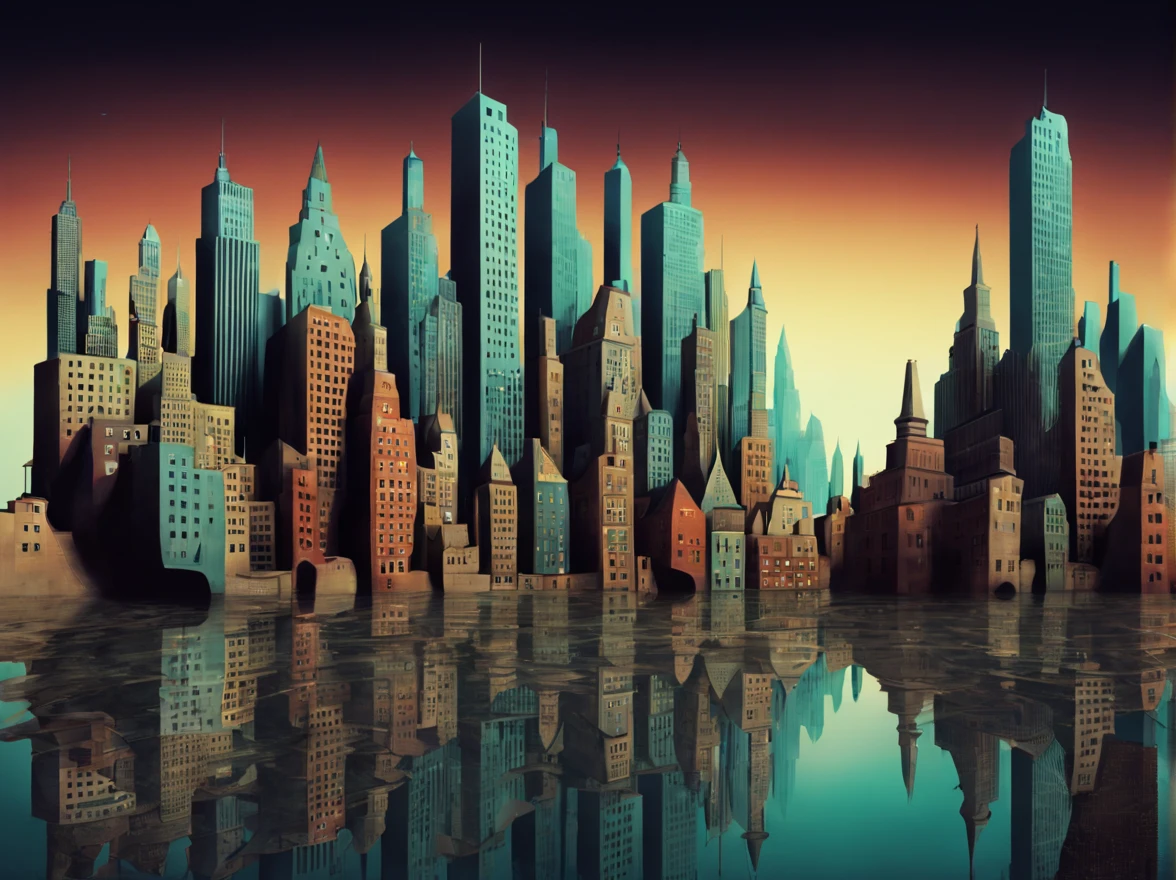 Cityscapes. surreal