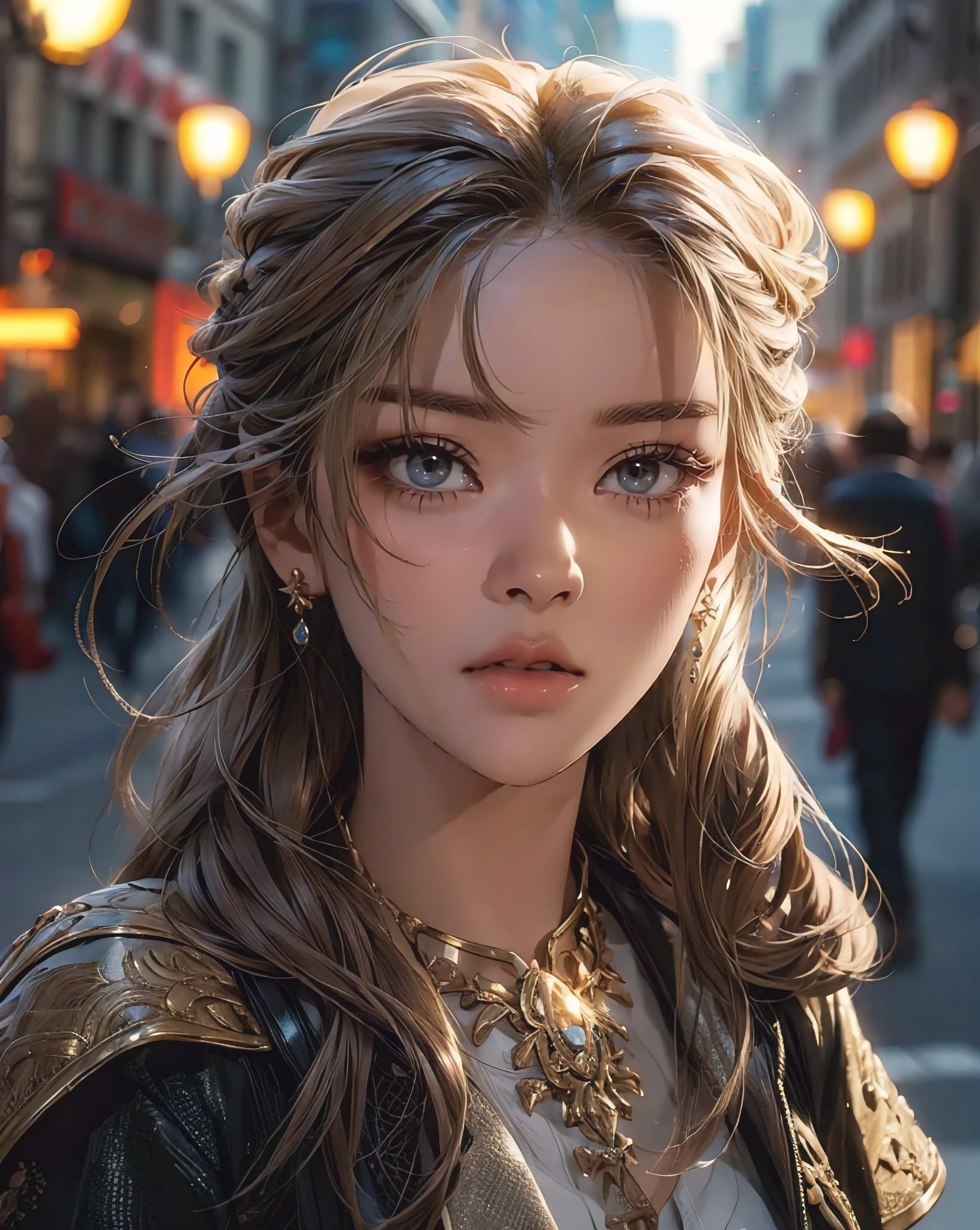 3d cartoon girl with nice hair style, walking down the street, well dressed, looks like kpop idol, exquisite detail, psychedelic manga, Hyper-detailed, insane details, Beautifully color graded, Unreal Engine, DOF, Super-Resolution, Megapixel, Cinematic Lightning, Anti-Aliasing, FKAA, TXAA, RTX, SSAO, Post Processing, Post Production, Tone Mapping, CGI, VFX, SFX, Insanely detailed and intricate, Hyper maximalist, Hyper realistic, Volumetric, Photorealistic, ultra photoreal, ultra-detailed, intricate details, 8K, Super detailed, Full color, Volumetric lightning, HDR, Realistic, Unreal Engine, 16K, Sharp focus