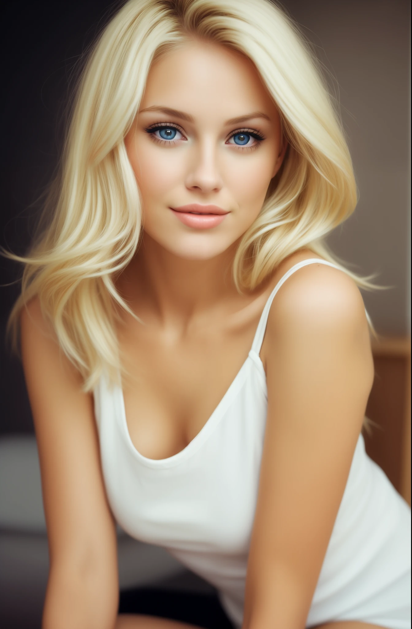 Pretty Blonde Woman - SeaArt AI