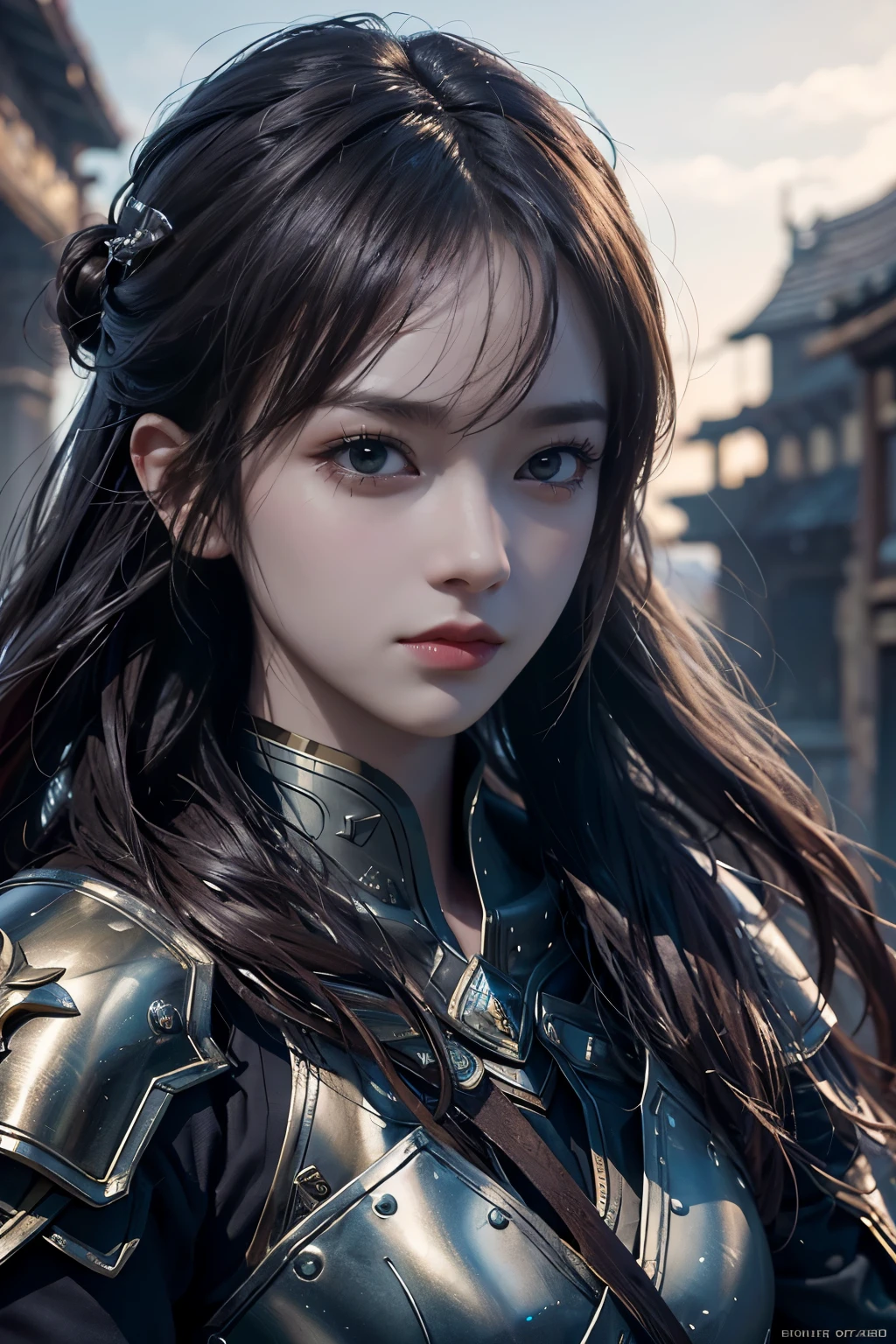 Game art，The best picture quality，Highest resolution，8K，(A bust photograph)，(Portrait)，(Head close-up:1.5)，(Rule of thirds)，Unreal Engine 5 rendering works， (The Girl of the Future)，(Female Warrior)， 
20-year-old girl，((Hunter))，An eye rich in detail，(Big breasts)，Elegant and noble，indifferent，brave，
（Medieval-style fur combat clothing，Glowing magic lines，Animal skin clothing with rich detailedieval Lady Knight，Medieval ranger，
Photo poses，Simple background，Movie lights，Ray tracing，Game CG，((3D Unreal Engine))，oc rendering reflection pattern