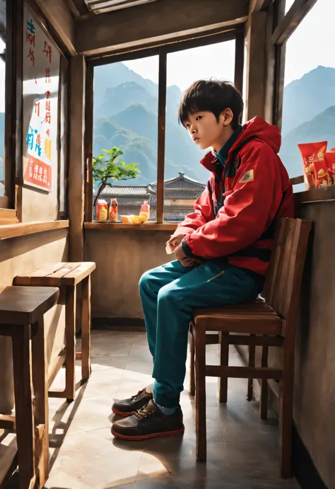 This canteen is already full。From small to large，He comes here every time after school，Buy a popsicle or a bag of potato chips。He would sit on an old wooden chair in the shop，Looking out the window at the small town beside the clouds，think about your futur...