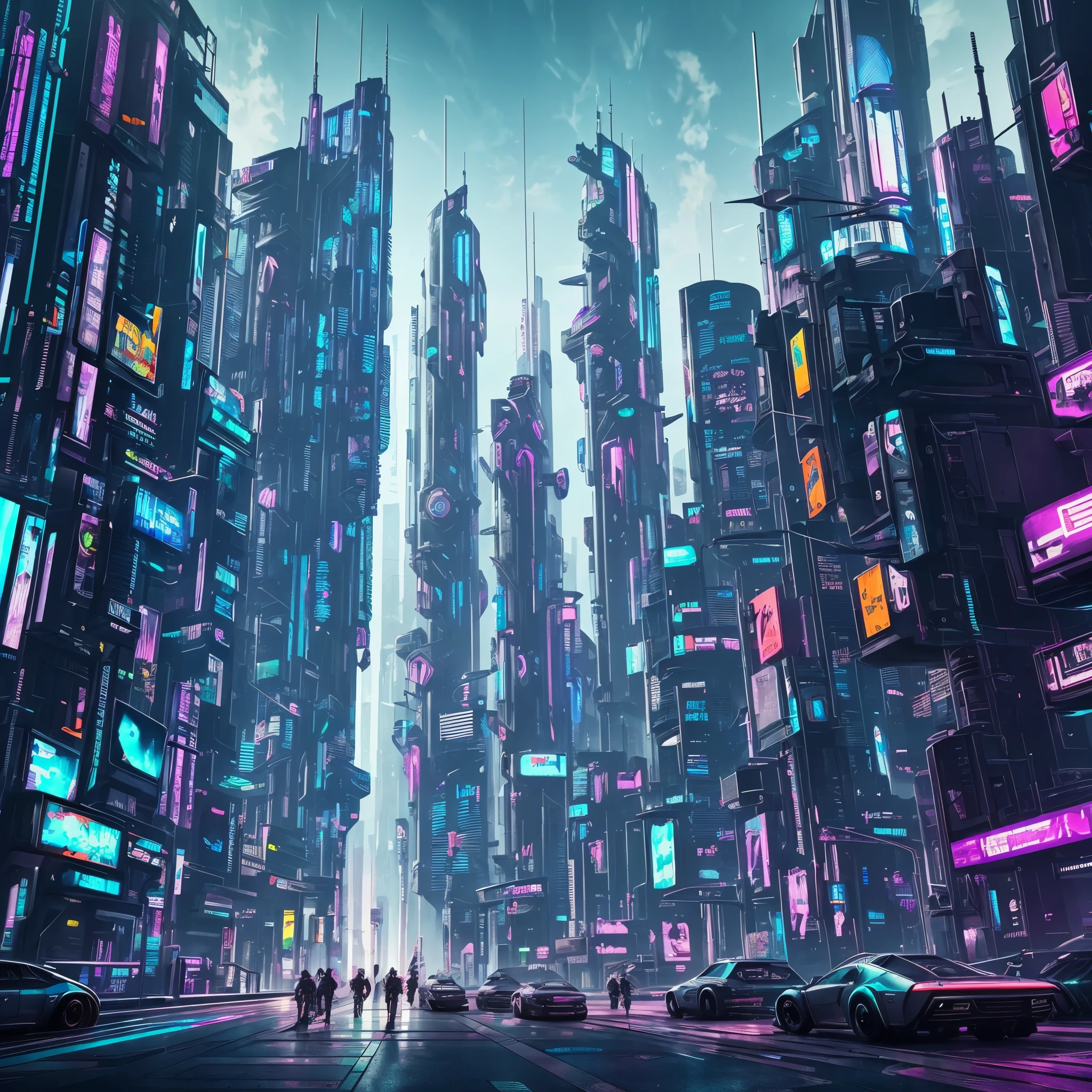 futuristic city scene , cyberpunk in a cyberpunk city, hyper realistic cyberpunk city, in cyberpunk city, hyper-realistic cyberpunk style, cyberpunk concept art, cyberpunk art style, in a futuristic cyberpunk city, cyberpunk themed art, futuristic cyberpunk scenario, in a cyberpunk city, cyberpunk street, at a cyberpunk city, cyberpunk city street