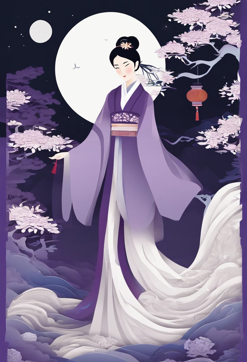 masterpiece, A Chiense woman in a hanfu, beautiful render of a fairytale, in the style of paper art, painting of beautiful, beautiful as the moon, very intricate masterpiece, painted metal, beautiful intricate masterpiece, multiple layers, Mysterious, Ancient China background, red
