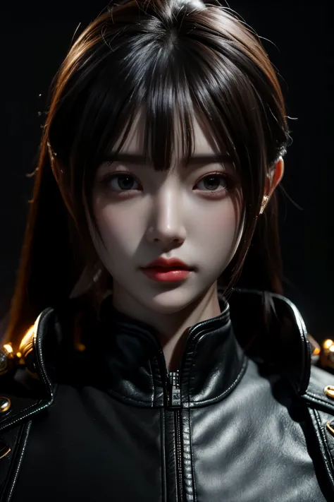 Game art，The best picture quality，Highest resolution，8K，(A bust photograph)，(Portrait:1.5)，(Head close-up)，(Rule of thirds)，Unre...