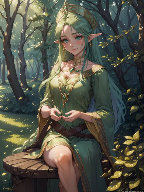 (best quality,4k,8k,highres,masterpiece:1.2),ultra-detailed,(realistic,photorealistic,photo-realistic:1.37),elf girl beautiful,l...