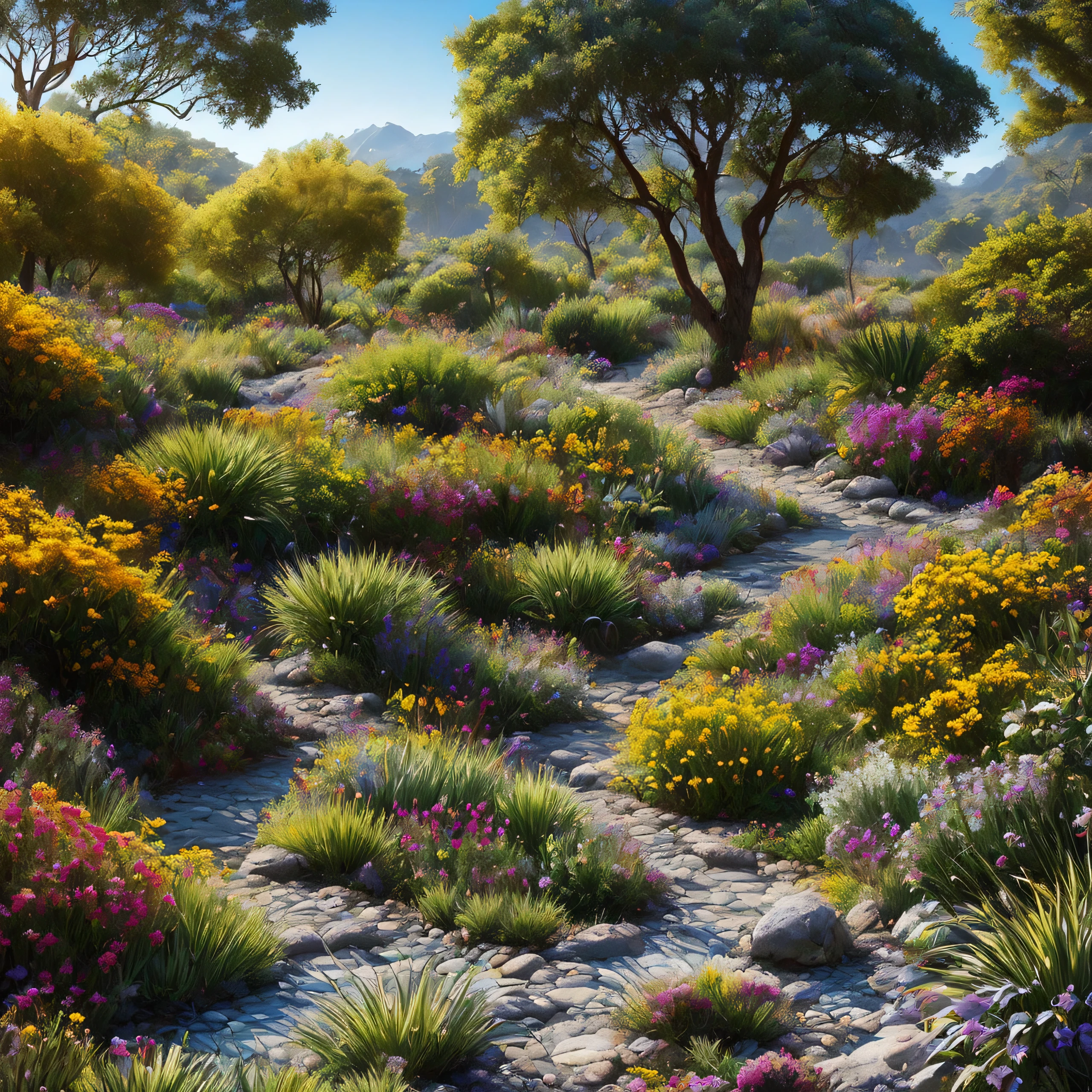 (Best Quality,peace teacher:1.3),(hyper-detailed color, hyper realistic:1.5), A cosmic garden of exotic alien flora and fauna.,perfect composition, Better exposure, (golden ratio:1.2) , 8k ,HdR, dramatic,cinematic lighting, trend in artstation,trend on CGSociety, Professional oil painting,immense detail, painted like a professional painter