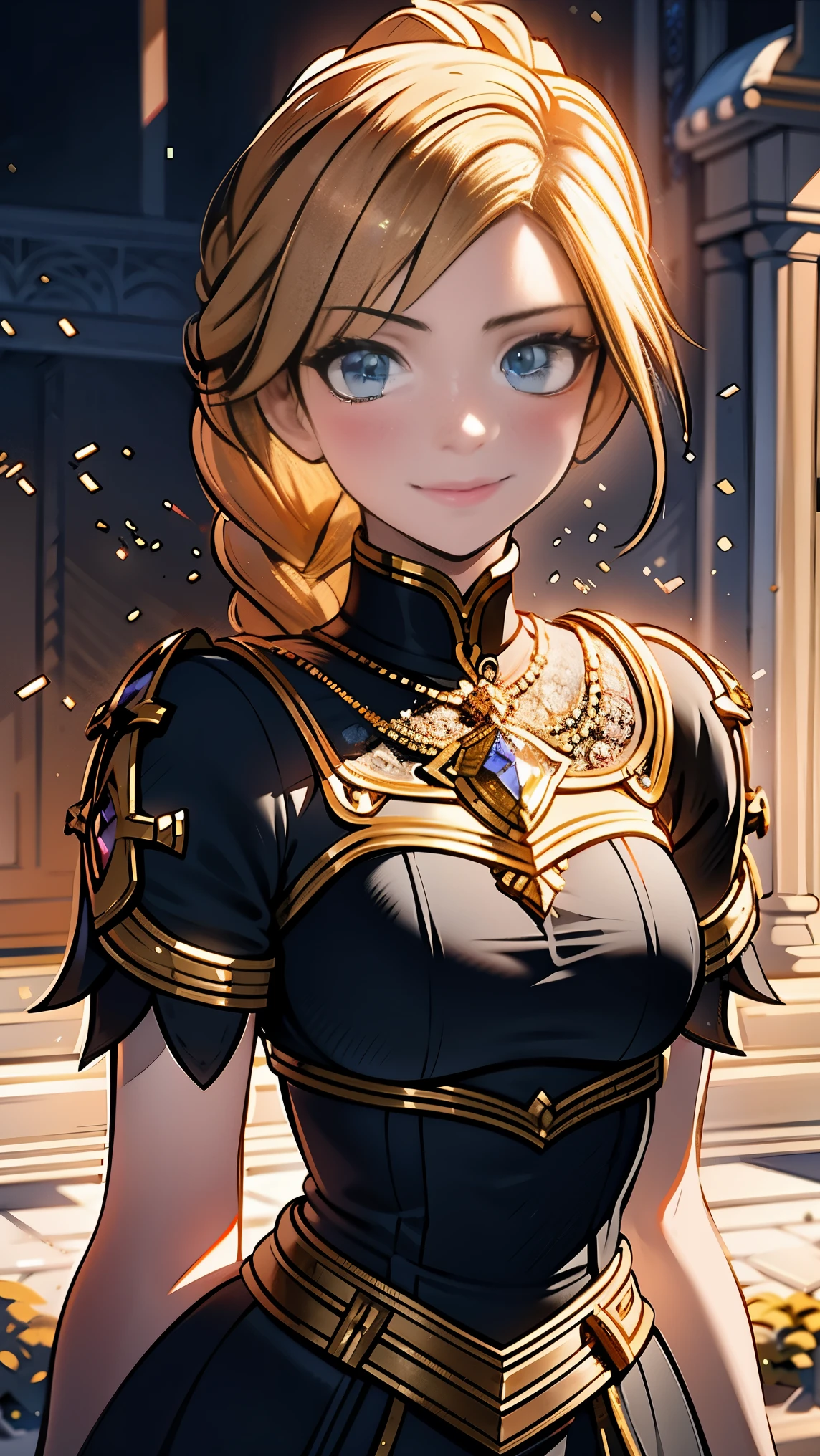 ## Prompt
Retrato impressionante de Anna de Arendelle, lutando contra Sophitia de Soul Calibur, Renderizado em estilo de pintura a óleo. A obra de arte possui a melhor qualidade, com traços ultradetalhados e um toque fotorrealista. A cena se passa em um jardim vibrante, com flores florescendo e vegetação exuberante. Os belos olhos e lábios detalhados de Anna roubam a cena, enquanto a armadura intrincada de Sophitia exibe sua presença formidável. A iluminação da cena realça os detalhes das personagens, com a luz do sol suave lançando um brilho quente. A paleta de cores geral inclina-se para tons ricos e vibrantes, Adicionando profundidade e vida à pintura.