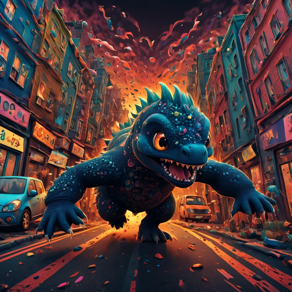 Godzilla//哥斯拉/ゴジラ создан с помощью SeaArt AI