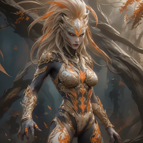 1 female alien, the predator, (extremely beautiful:1.2), (intense gaze:1.4), (predator:1.1), long dark claws, (nsfw:0.8), nipple...