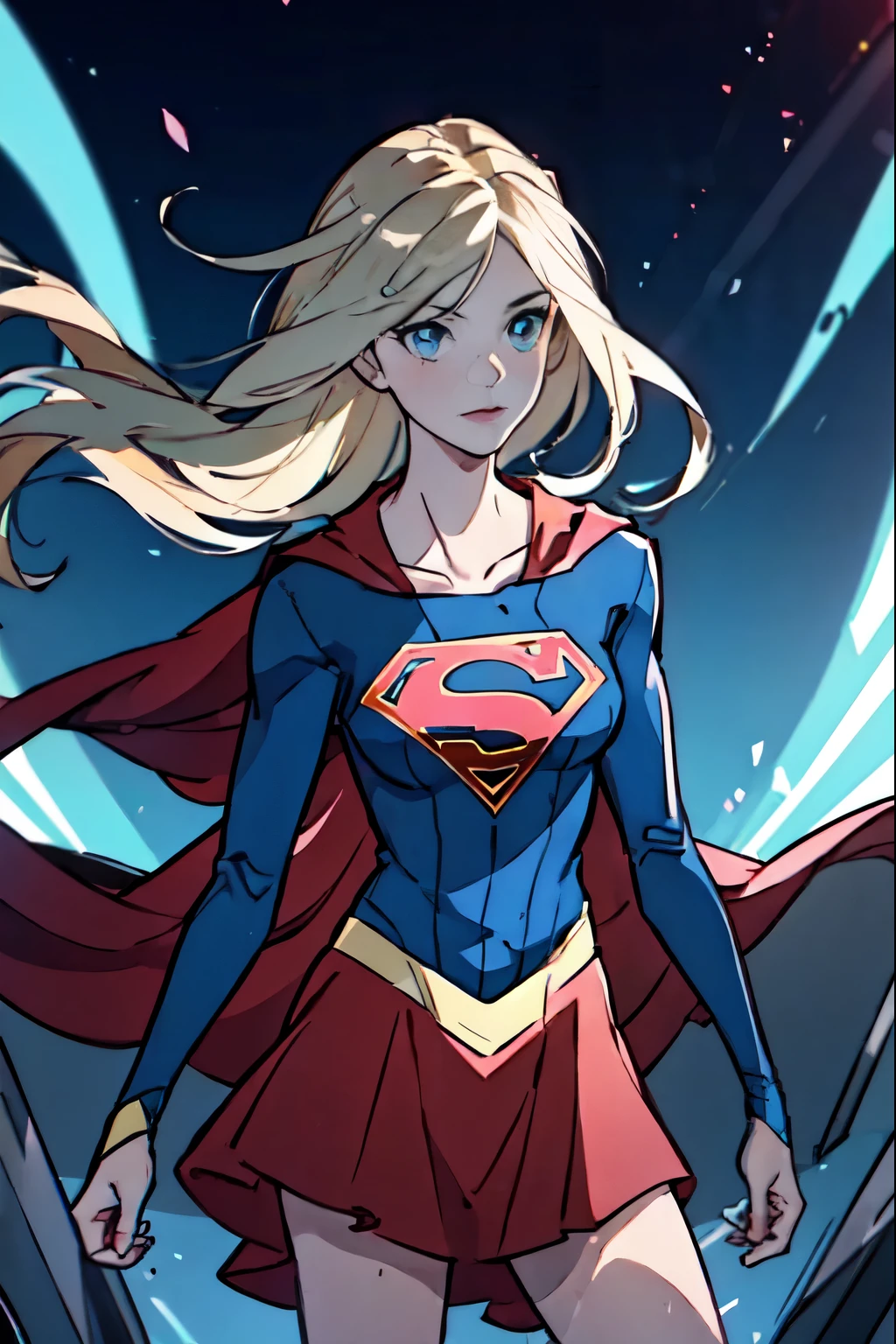  1girl, supergirl