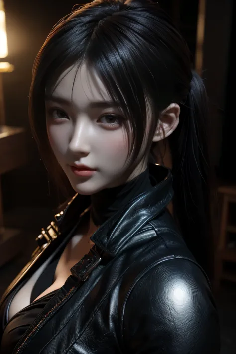 Game art，The best picture quality，Highest resolution，8K，(A bust photograph)，(A bust:1.5)，(Portrait)，(Head close-up)，(Rule of thirds)，Unreal Engine 5 rendering works， (The Girl of the Future)，(Female Warrior)， 
20岁少女，An eye rich in detail，(Big breasts)，优雅高贵...