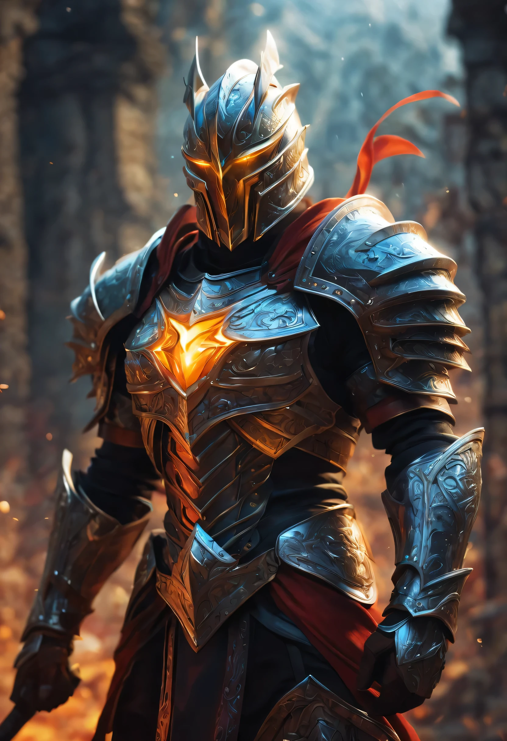 best quality，Ultra-fine，hero ，（lifelike，photorealism：1.37），bright colors，clear focus，Defocused，（fantasy：1.2），（illustration，concept artist：1.1），（magic：0.9），（mystical landscapes），（hero&#39;armor），（powerful weapon），（dynamic poses），（intense gaze），（Extraordinary power），（the power of myth）