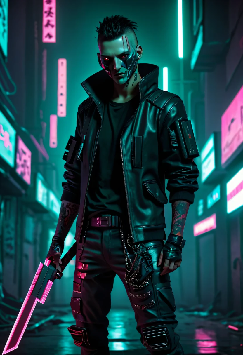 sh4g0d style cyberpunk killer