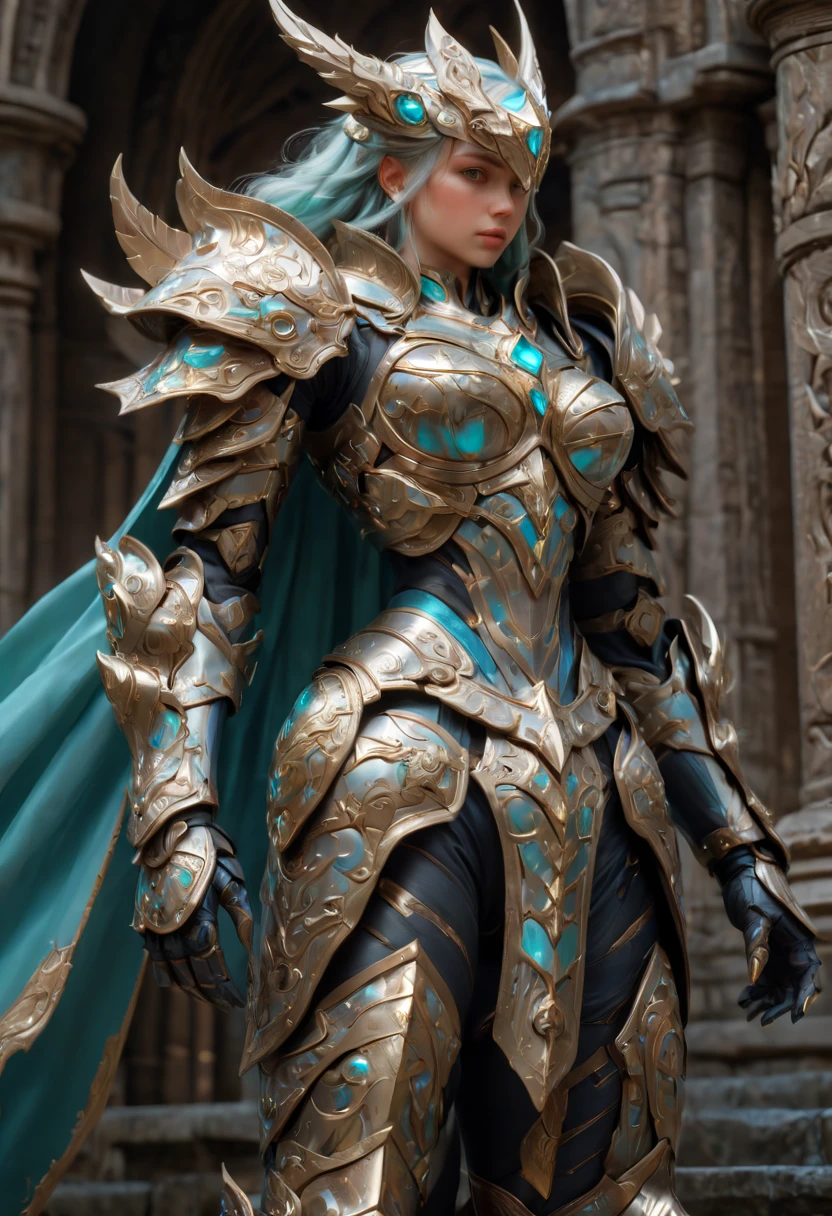 Hero of Another World, Gorgeous armor, (best quality, masterpiece, Representative work, official art, Professional, Ultra intricate detailed, 8k)