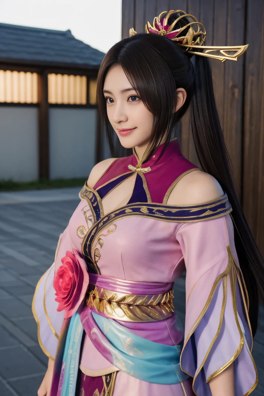 เตียวจัง จาก Sangoku Musou 8,超ความเป็นจริง的な,เครื่องประดับผม,ชุด Diaochan ที่สมบูรณ์แบบ,ผลงานชิ้นเอกแฝด、1 สาวน่ารัก、นักเรียนมัธยมปลายอายุ 17 ปี、รอยยิ้ม,ดวงตาที่ดี、ถุงใต้ตา、กลางแจ้งที่สดใส,ใจกลางเมืองที่สดใส、คุณภาพสูงสุด, 超ความละเอียดสูง, (ความเป็นจริง: 1.4), แสงภาพยนตร์、ญี่ปุ่น、ความงามแบบเอเชีย、เกาหลี、สวยสุดๆ、ผิวสวย、ร่างกายหันหน้าไปข้างหน้า、ทั้งร่างกาย,ร่างกายส่วนบน、(超ความเป็นจริง的な)、(ความละเอียดสูง)、(8ก)、(รายละเอียดมาก)、(美しくดวงตาที่ดี)、(รายละเอียดสุดยอด)、 (กำแพง-)、ใบหน้าที่มีรายละเอียด、แสงสว่างสดใส、แสงระดับมืออาชีพ、มองไปที่ผู้ชม、มองตรงไปข้างหน้า、เรียบเป๋、ผมสีน้ำตาล、โนกิซากะไอดอล、