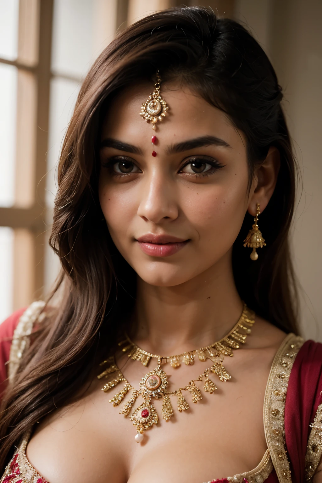 ((beste Qualität)), ((Meisterwerk)), (ausführlich), perfektes Gesicht sieht aus wie Savitha Bhabhi in einem Dupatta, das für ein Foto posiert, indisch goddess, traditionelle Schönheit, indisch, schöne Göttin, aufwendig , indisch style, indisch super model, schönes Mädchen, hinreißende Frau, südostasiatisch mit langen, provocative indisch, wunderschöne schöne Frau, aufwendiges Outfit, hinduistische Ästhetik, Schönes asiatisches Mädchen, extremely ausführlich goddess shot, atemberaubende Schönheit, großes tiefes Dekolleté