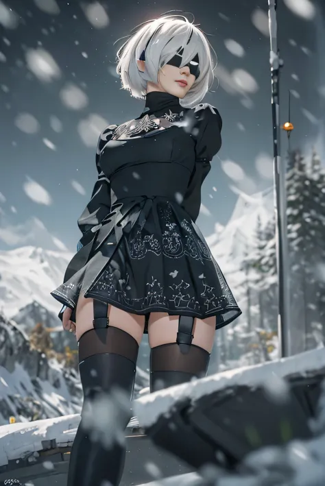 (photorealistic:1.8, highest quality:1.8,8k masterpiece:1.8,high resolution,muste piece:1.8),fantasy,(nier:automata,2b:1.9),(bla...