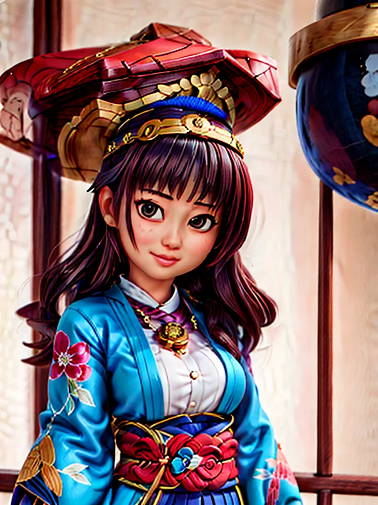 1 Mädchen, Allein, (Meisterwerk, beste Qualität:1.2), japanisches Mädchen, 29 Jahre alt, Einen traditionellen Kimono tragen