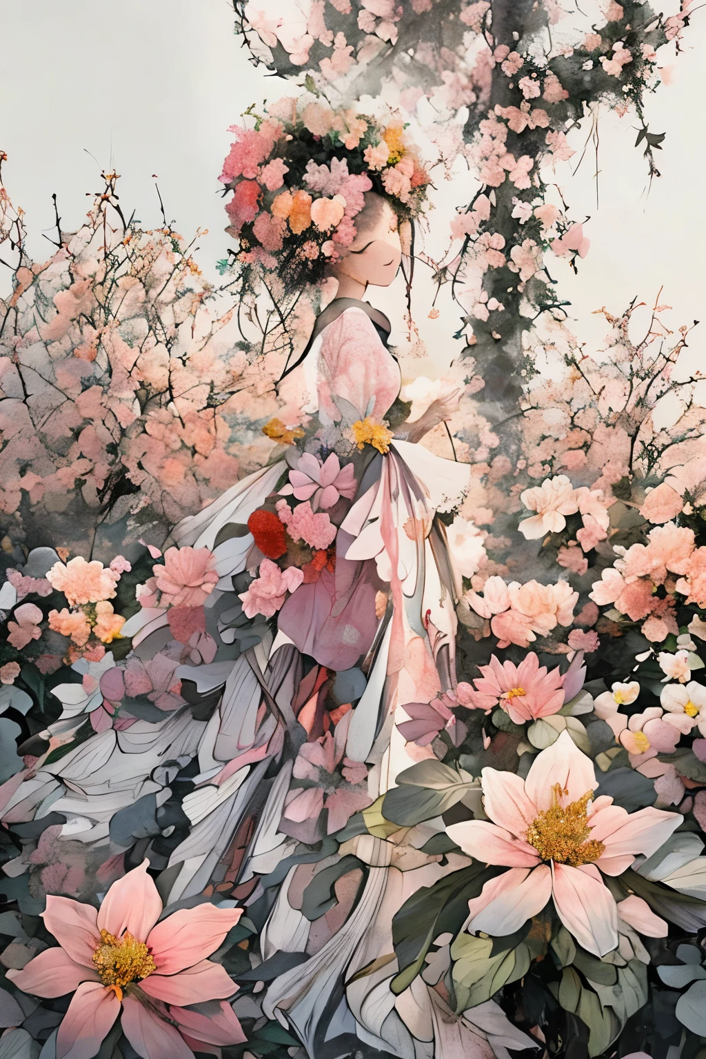 through the journey、The sound of flowers is joy、sorrow、courage、hope、and understand emotions like love、Five-colored flowers々We will grow together。Finally、She combines five emotions in perfect harmony.、Filling the flower garden with fantastic beauty。