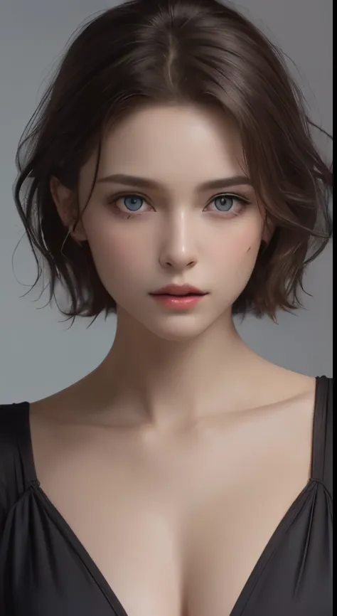 silk dress:1.3、look at the audience、cinematic lighting、perfection、soft light、high resolution skin:1.3、realistic skin texture、30 ...