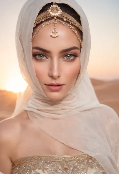 BBW, glowing white skin, beautiful face, veiled, Moroccan Amazigh tribal  theme - SeaArt AI